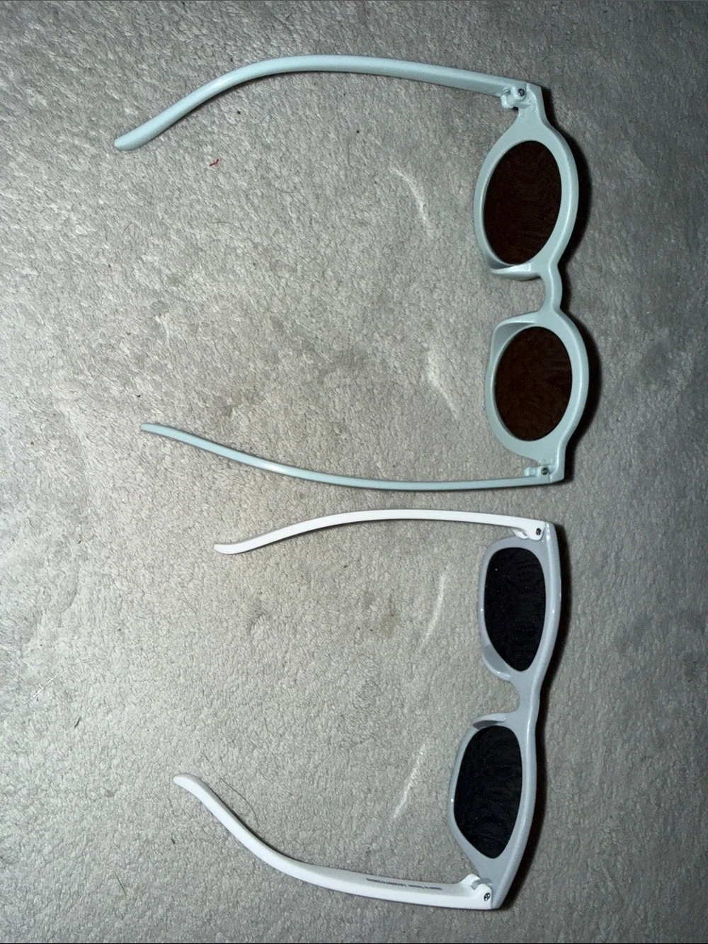 Light Gray & Pale Blue Sunglasses Duo - UV Protection